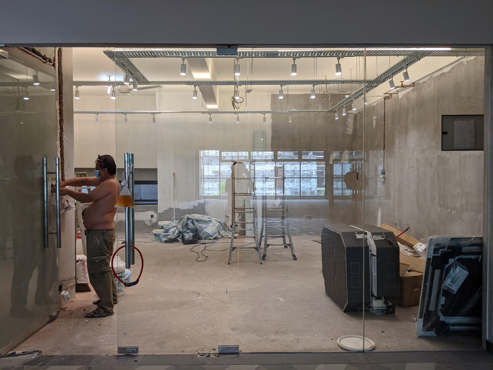 Commercial renovation in progress